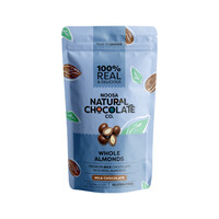 Noosa Natural Chocolate Co. Milk Chocolate Whole Almonds 100g