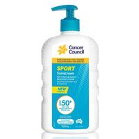 Cancer Council Sport Dry Touch Sweat Resistant SPF50+ 500mL