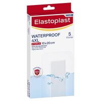 Elastoplast Waterproof Dressing 4XL 10cm x 20cm 5 Pack