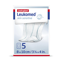 Leukomed Skin Sensitive 8 X 10Cm 5 Pack