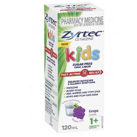 Zyrtec Kids Liquid Grape 120ml