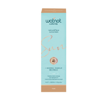 Wotnot Natural Sunscreen Face SPF 40 (Min MakeUp BB Cream) Tan 60g