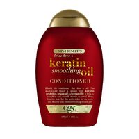 OGX Frizz-Free + Keratin Smoothing Oil Conditioner 385ml