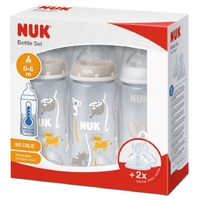NUK First Choice+ Baby Bottles Set 0-6 Months