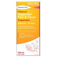 Chemists’ Own Children’s Ibuprofen Pain & Fever 6 Months - 12 Years 100mL (S2)