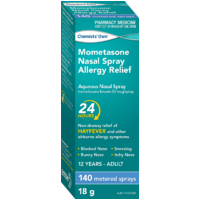 Chemists' Own Mometasone Nasal Spray Allergy Relief 18g 140 Sprays