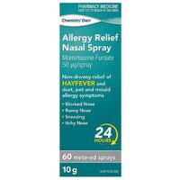 Chemists' Own Allergy Relief Nasal Spray 50mcg 60 Sprays (S2)