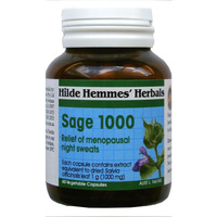 Hilde Hemmes Sage 1000mg 60 vege capsules