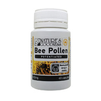 Nature's Goodness Bee Pollen Potentiated (Activ) 500mg 60 Capsules