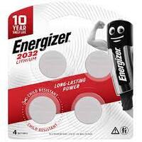 Energizer Lithium 2032 Coin Battery 4 Pack