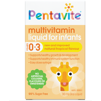 Pentavite Multivitamin Liquid for Infants 0-3yrs 30mL