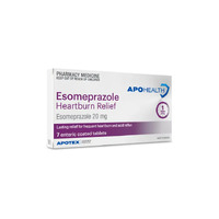 Apohealth Esomeprazole Heartburn Relief 20mg 7 Tablets (S2)