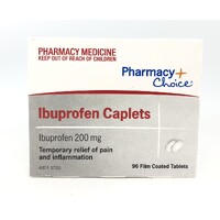 Pharmacy Choice Ibuprofen Caplets 96 (S2)