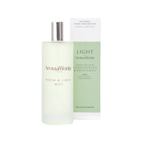 AromaWorks Light Room & Linen Mist Lemongrass & Bergamot 100ml
