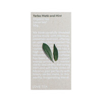 Love Tea Organic Yerba Mate and Mint Tea Loose Leaf 60g
