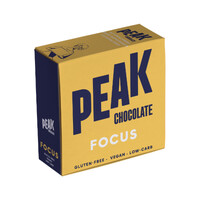 Peak Chocolate Dark Chocolate Bar Focus 80g [Bulk Buy 8 Units]