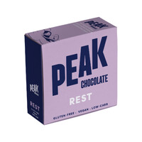 Peak Chocolate Dark Chocolate Bar Rest 80g [Bulk Buy 8 Units]