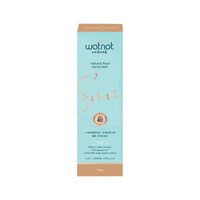 Wotnot Naturals Natural Face Sunscreen SPF 40 + Mineral MakeUp BB Cream Tan 60g