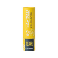 Aotearoad Natural Sheer Lip Balm Pina Colada + Zinc 8g