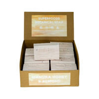 Clover Fields Superfood Botanical Manuka Honey & Almond Soap 150g [Bulk Buy 16 Units]