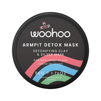 Woohoo Armpit Detox Mask (Detoxifying Clay & Silver Mask) 50g