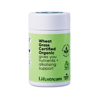 Lifestream Wheat Grass Certified Organic Powder 100g