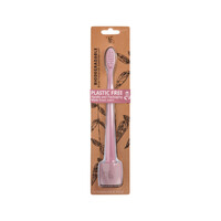The Natural Family Co. Bio Toothbrush with Stand Rose Quartz