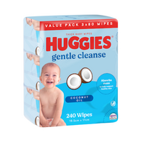 Huggies Wipes Coconut 3X80