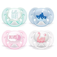 Philips Avent Ultra Soft Soother 0-6 Months 2-pack Deco Assorted