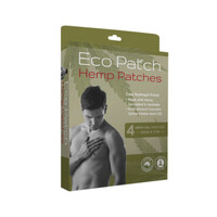 Byron Naturals with Eco Pain Eco Patch Hemp Patches (Hemp Gel Patches - 10cm x 7cm) x 4 Pack
