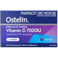 Ostelin Dietary Supplements Ost Vitamin D 7000iu 24 Capsules