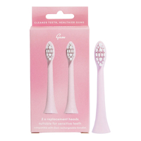 GEM Electric Toothbrush Replacement Heads - Coconut 2 Pack