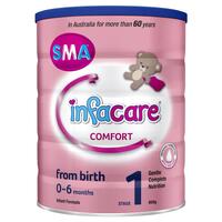 SMA Infacare Comfort From Birth 0-6 Months Infant Formula Stage 1 850g