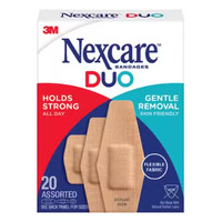 Nexcare Duo Fabric Assorted 20 Pack
