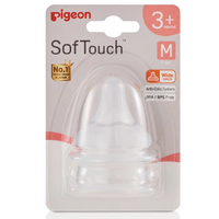 Pigeon Softouch III Wide Neck Teat M 2 Pack