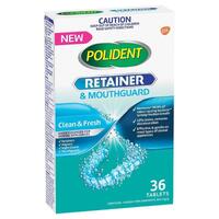 Polident Retainer & Mouthguard 36 Tablet Daily Cleanser