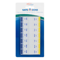 Surgipack Safe-T-Dose AM/PM Pill Push Button Organiser