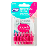 TePe Interdental Brush Size 0 Pink - 6 Pack