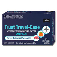 Trust Travel-Ease 24 Chewable Tablets (S2)