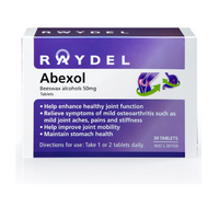 Raydel Abexol 50mg 30 Tablets