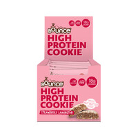 Bounce High Protein Cookie Strawberry Lamington 65g [Bulk Buy 12 Units]