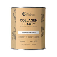 Nutra Organics Collagen Beauty (For Coffee) with Bioactive Collagen Peptides + Vitamin C Caramel 225g