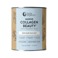 Nutra Organics Marine Collagen Beauty with Bioactive Collagen Peptides + Vitamin C Unflavoured 225g