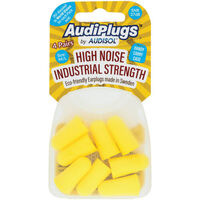Audiplugs High Noise Industrial Strength Ear Plugs 4 Pairs