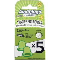 Audiplugs Tradies Pro Refills 5 Pairs