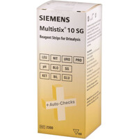 Siemens Multistix Urinalysis Reagent Strips 10SG (10 Panel) x 100 Pack