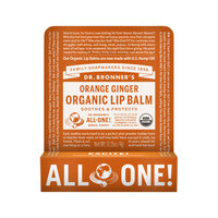 Dr. Bronner's Organic Lip Balm Orange Ginger 4g