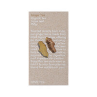 Love Tea Organic Ginger Tea Loose Leaf 100g