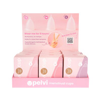 Pelvi Menstrual Cup Mixed Sizes [Bulk Buy 9 Units]