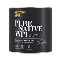 The Healthy Chef Pure Native WPI (Whey Protein Isolate) Vanilla 450g